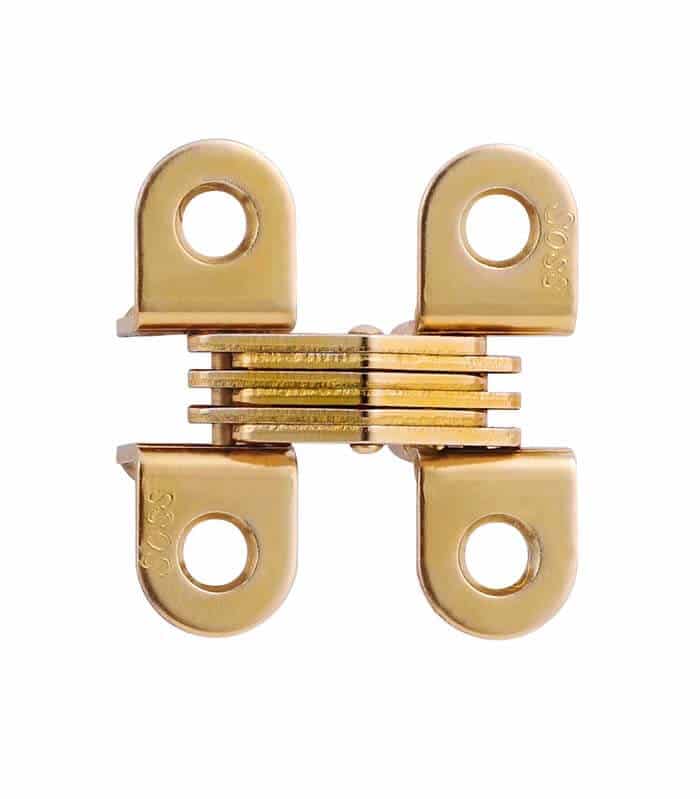 Soos Concealed Hinge Model 303 Invisible Hinge Satin Brass Soos Concealed Hinge Model 303 Invisible Hinge Satin Brass