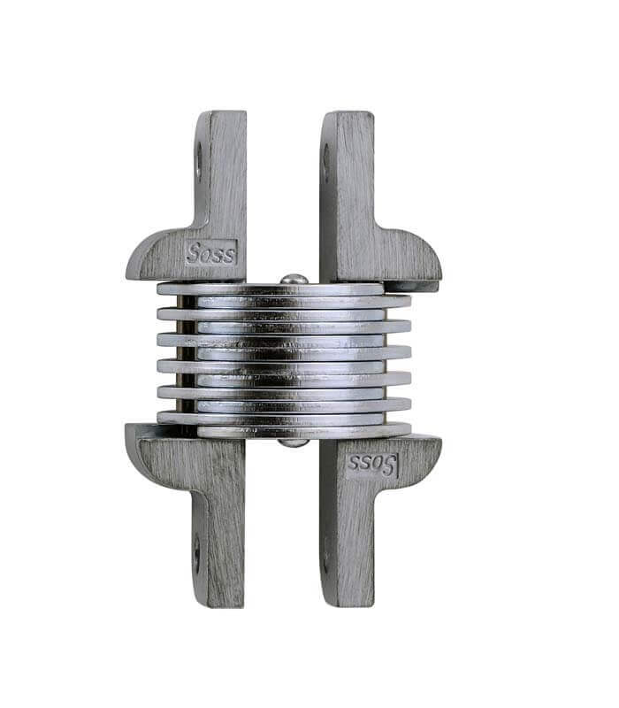 Soss Concealed Hinge Model 106 Concealed Surface Mount Invisible Hinge Unplated Soss Concealed Hinge Model 106 Concealed Surface Mount Invisible Hinge Unplated