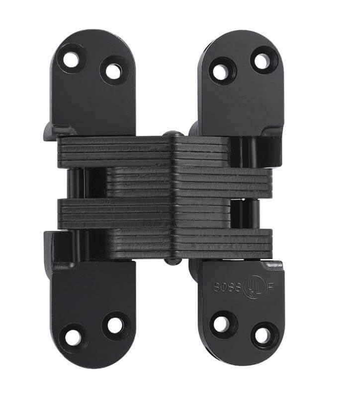 Soss Concealed Hinge Model 220AS Alloy Steel Invisible Hinge Black E-Coat Soss Concealed Hinge Model 220AS Alloy Steel Invisible Hinge Black E-Coat