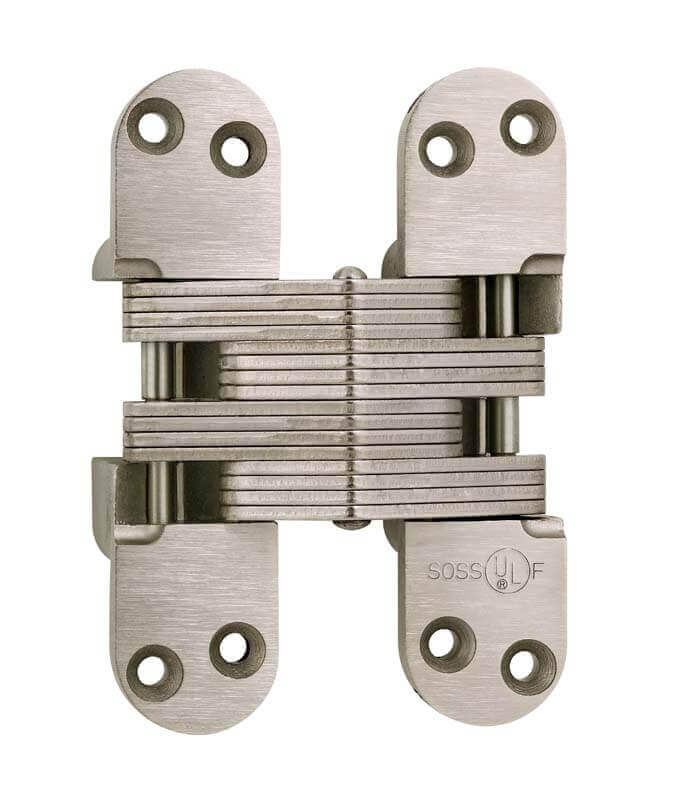 Soss Concealed Hinge Model 220AS Alloy Steel Invisible Hinge Satin Nickel Soss Concealed Hinge Model 220AS Alloy Steel Invisible Hinge Satin Nickel
