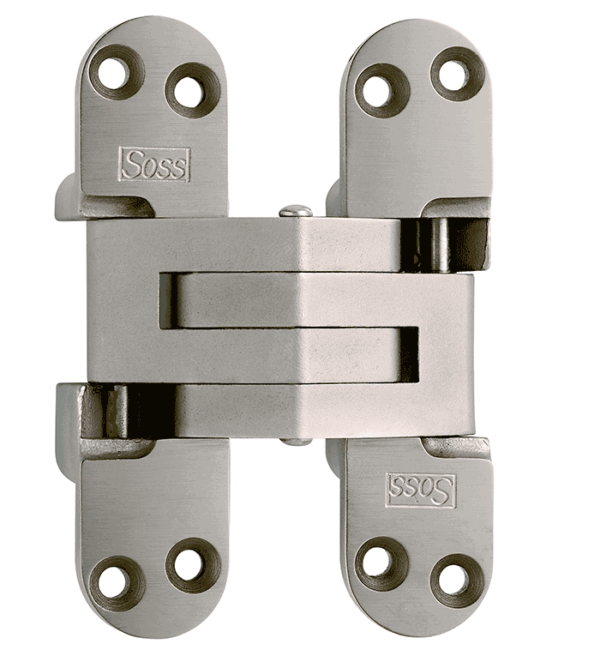 Soss Concealed Hinge Model 220H Invisible Hinge Satin Nickel
