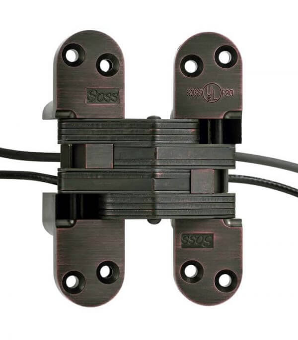 Soss Concealed hinge Model 220PT1 Power Transfer Invisible Hinge