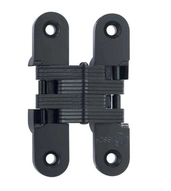 Soss Concealed Hinge Model 416 Alloy Steel Invisible Hinge Black E-Coat