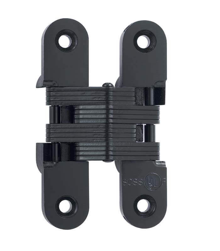 Soss Concealed Hinge Model 416 Alloy Steel Invisible Hinge Black E-Coat Soss Concealed Hinge Model 416 Alloy Steel Invisible Hinge Black E-Coat
