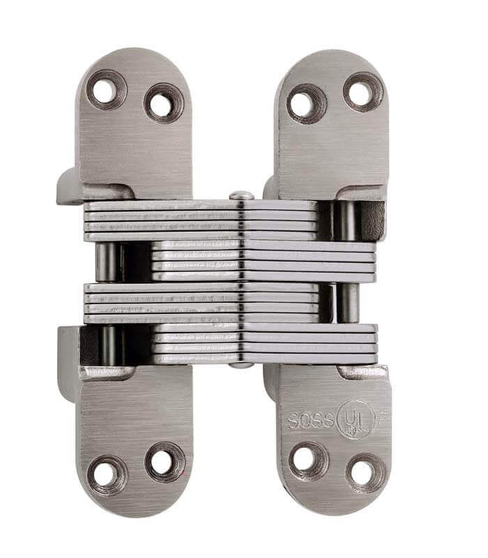 Soss Concealed Hinge Model 418 Alloy Steel Invisible Hinge Satin Nickel Soss Concealed Hinge Model 418 Alloy Steel Invisible Hinge Satin Nickel