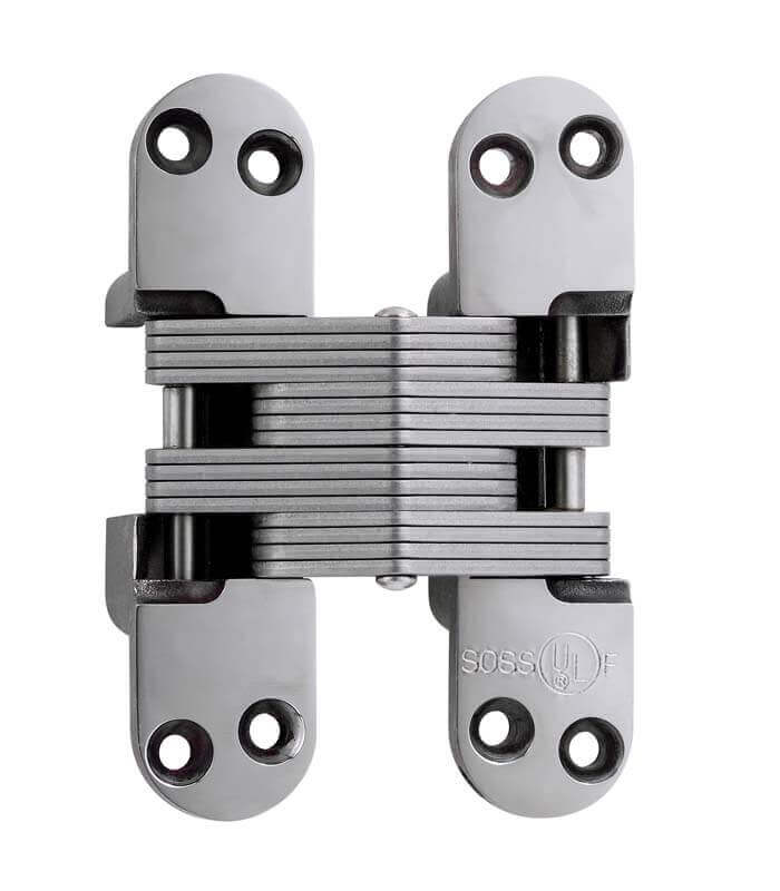 Soss Concealed Hinge Model 418SS Stainless Steel Invisible Hinge Bright Stainless Steel Soss Concealed Hinge Model 418SS Stainless Steel Invisible Hinge Bright Stainless Steel