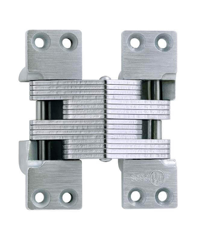 Soss Concealed Model 420 Alloy Steel Invisible Hinge Satin Chrome Soss Concealed Model 420 Alloy Steel Invisible Hinge Satin Chrome
